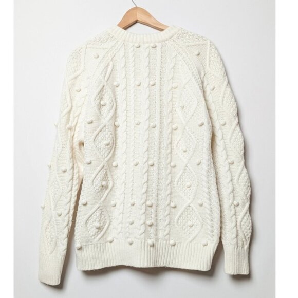 WILFRED Sprinkles Cardigan Sweater Wool Pom Pom Alps Aritiza M - Picture 7 of 12